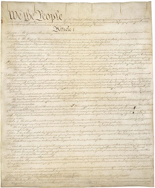 US Constitution - Page 1