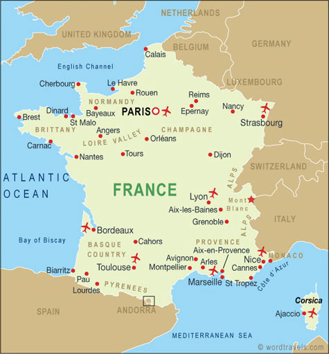 Map of France