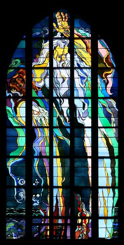 God- Church of St. Francis stained glass